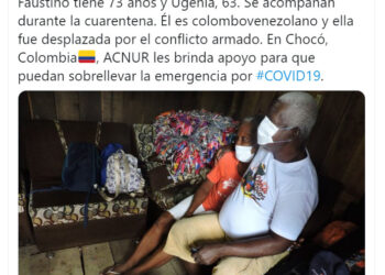 Acnur brinda apoyo en emergencia del COVID-19