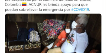 Acnur brinda apoyo en emergencia del COVID-19