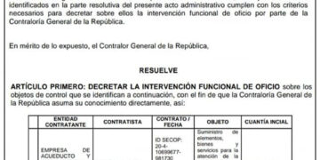 Contralor General asume investigación de contrato firmado por la gobernación del Chocó