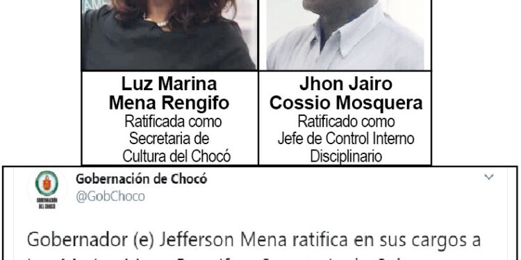 Gobernador ratifica otros dos funcionarios