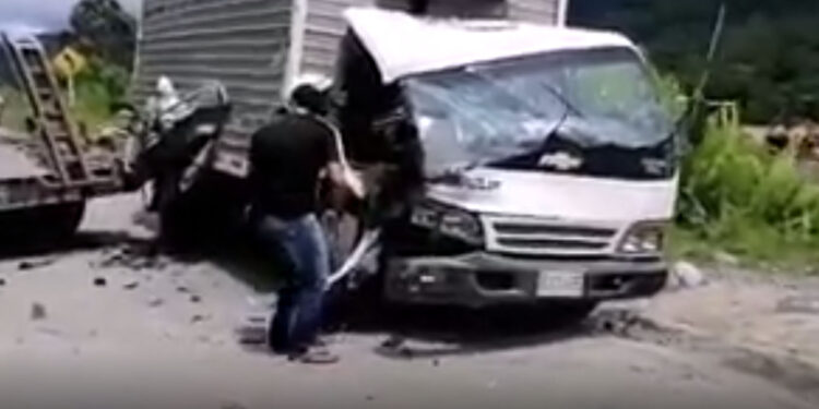 Accidente en la vía de Chocó a Risaralda