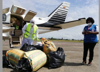 Tres toneladas de equipos de protección para el personal de la salud
