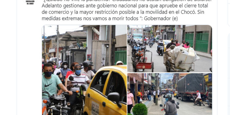 Gobernador: «Sin medidas extremas, nos vamos a morir todos»