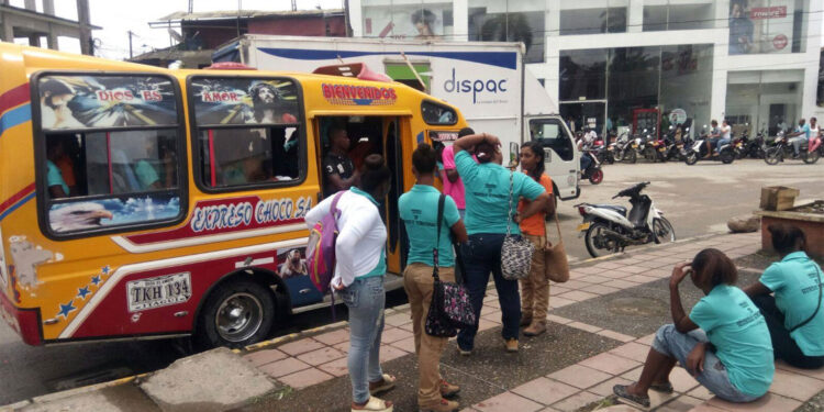 El lunes 25 de mayo se reanuda el transporte público colectivo urbano en Quibdó
