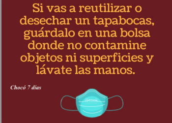 Sobre la reutilización o desecho de tapabocas