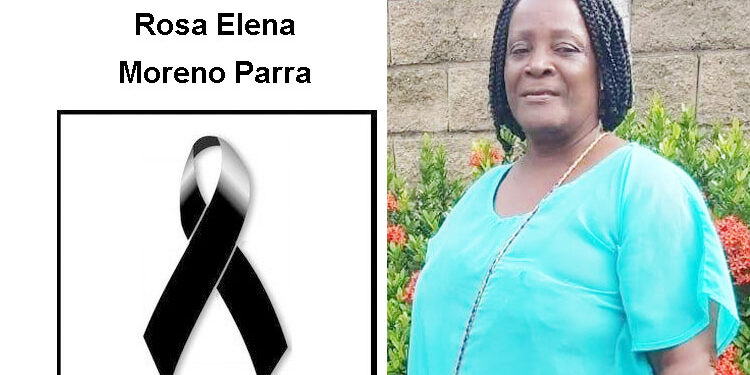 Falleció Rosa Elena Moreno Parra