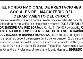 Edicto 2 aviso Héctor Enrique Ramírez Borja