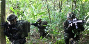 Combates del Ejército contra el ELN en Litoral de San Juan