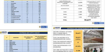 Se han entregado 70.677 ayudas humanitarias en el Chocó