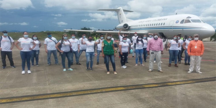 Arribaron a Quibdó 23 especialistas en UCI