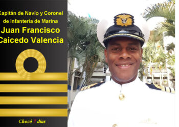 Juan Francisco Caicedo Valencia, Capitán de Navío