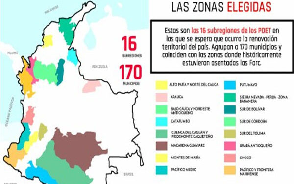 Preparan implementación de proyectos del PDET en 14 municipios del Chocó