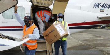 Ayudas contra el COVID-19 son transportadas por pilotos voluntarios