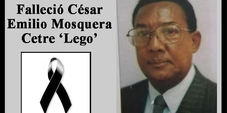 Falleció César Emilio Mosquera Cetre ‘Lego’