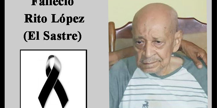 Falleció Rito López (El Sastre)