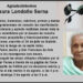 Agradecimiento Laura Londoño Serna