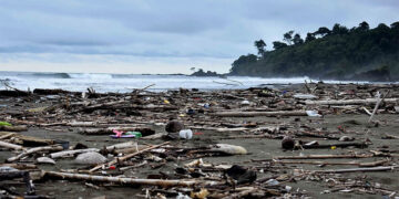 Plásticos de Japón, EE.UU. y otros países están llegando a playas del Pacífico colombiano