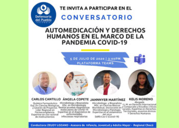 Defensoría del Chocó invita a conversatorio sobre el COVID-19