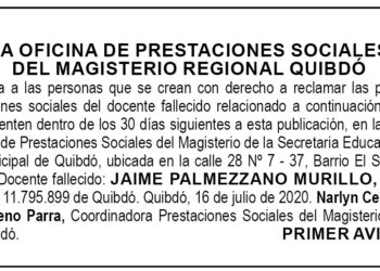 Edicto 1 aviso Jaime Palmezzano Murillo