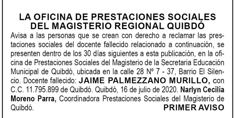 Edicto 1 aviso Jaime Palmezzano Murillo