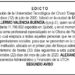 Edicto 2 Aviso Luis Guillermo Valencia Buendía