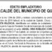 Edicto María Ezequiela Cuesta Valencia