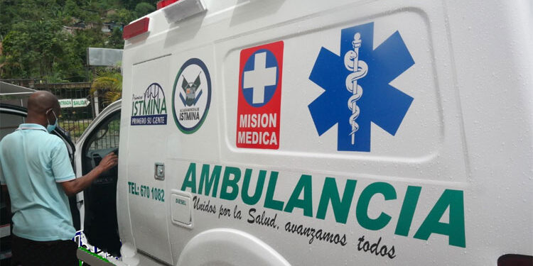 Ambulancia medicalizada en Istmina