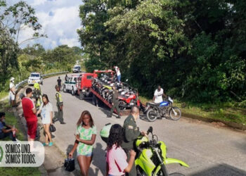 Sancionan a 20 motociclistas infractores en Tutunendo