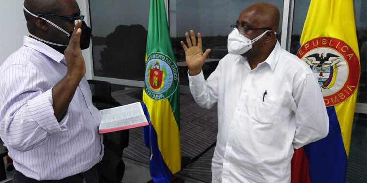 Se posesionó el nuevo Secretario de Hacienda del Chocó