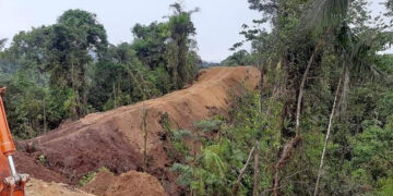 Avanza construcción de la vía Tapón (Tadó)-Santa Rita (Río Iró)