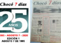 Edición 1 de Chocó 7 días: agosto 7 de 1995