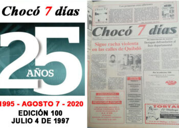 Edición 100 de Chocó 7 días: julio 4 de 1997