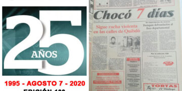 Edición 100 de Chocó 7 días: julio 4 de 1997