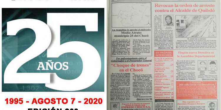 Edición 200 de Chocó 7 días: junio 18 de 1999
