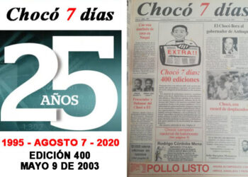 Edición 400 de Chocó 7 días: mayo 9 de 2003