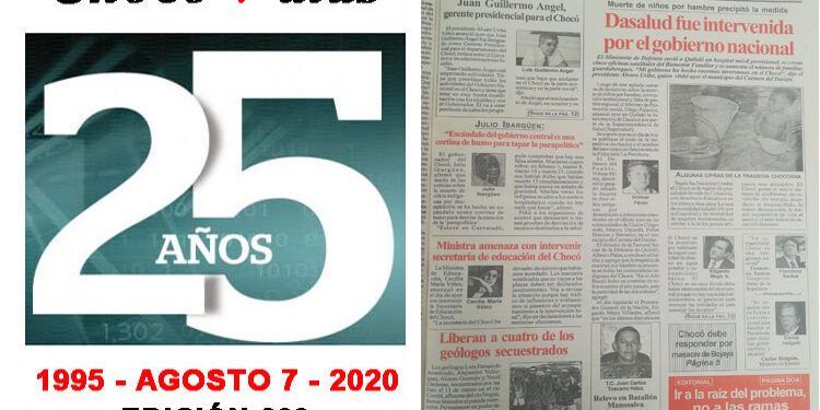 Edición 600 de Chocó 7 días: marzo 30 de 2007