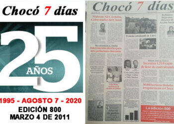 Edición 800 de Chocó 7 días: marzo 4 de 2011
