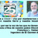 Chocó 7 días, 25 años: mensaje de Francisco Valderrama