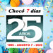 Chocó 7 días, 25 años: 1995 – agosto 7 – 2020