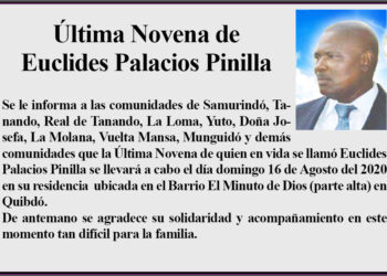 Última Novena de Euclides Palacios Pinilla