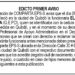 Edicto 1er. aviso Eladie Ayadie Ortiz Cuesta