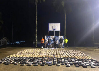 Incautan 642 kilos de marihuana y 69 kilos de coca en interdicción marítima en Bahía Solano