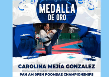 Carolina Mejía, taekwondista de Quibdó, se coronó Campeona Panamericana