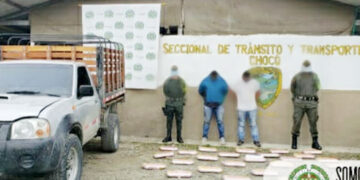 Encuentran 117 kilos de coca en una camioneta en la vía Quibdó-Istmina
