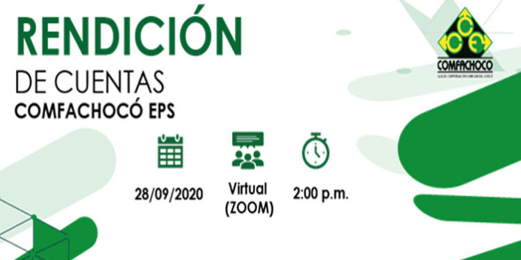 Rendición de Cuentas Comfachocó EPS vigencia 2019
