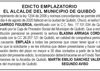 Edicto 2do. aviso Eliécer Garrido Figueroa