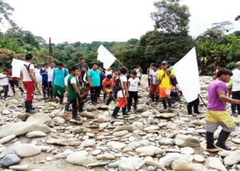 Confinamiento indígena en Bojayá y Alto Baudó por enfrentamientos del ELN y Clan del Golfo