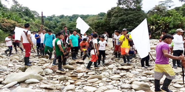 Confinamiento indígena en Bojayá y Alto Baudó por enfrentamientos del ELN y Clan del Golfo