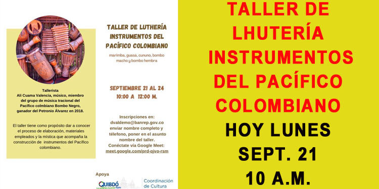 Taller Instrumentos del Pacífico Colombiano