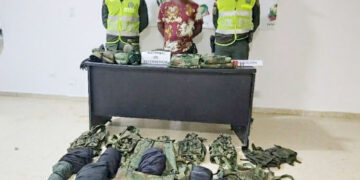 Capturado con uniformes de uso privativo de la fuerza pública